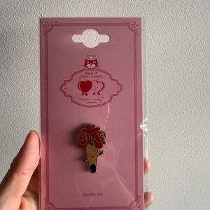 Jellycat Amuseables Rose Bouquet Pin Badge Authentic NWT